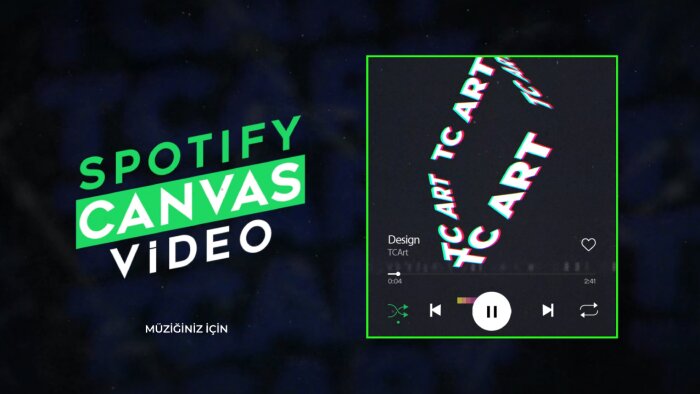 şarkılarınız için spotify canvas hazırlıyorum