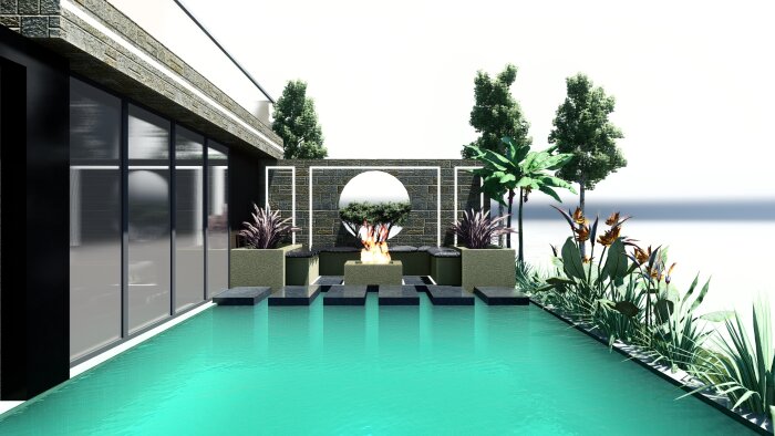 peyzaj tasarımı, dış cephe renderı ve peyzaj renderı yaparım