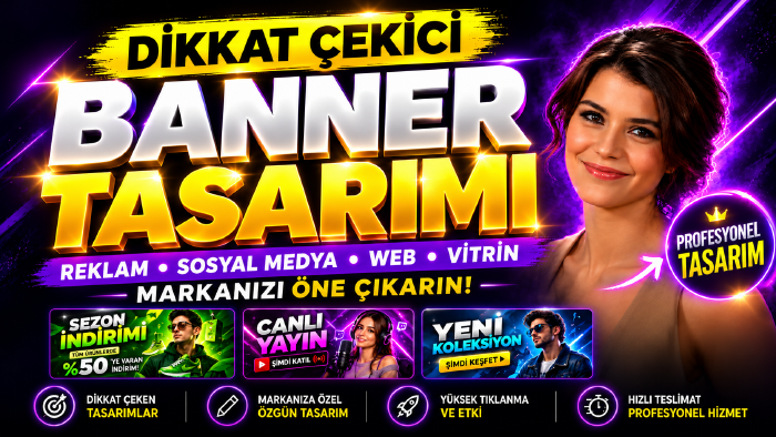 dikkat çekici reklam ve banner tasarımları hazırlarım