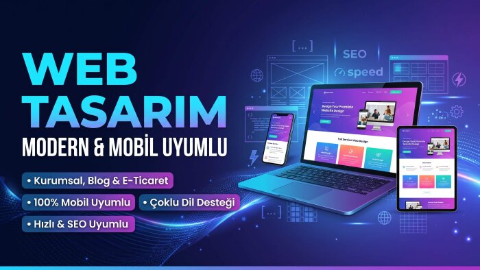 mobil uyumlu web sitenizi tasarlarım