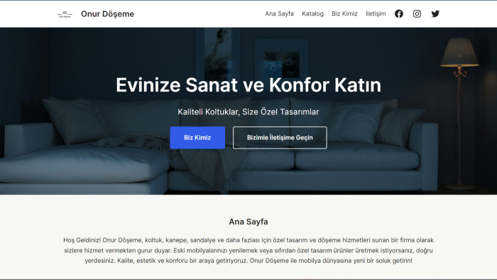  modern ve etkileyici web siteleri kurabilirim