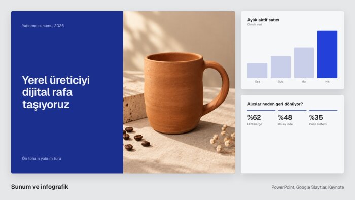 ikna eden sunum ve infografik tasarımları yaparım