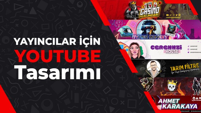 youtube yayınlarınız için thumbnail ve banner yapabilirim