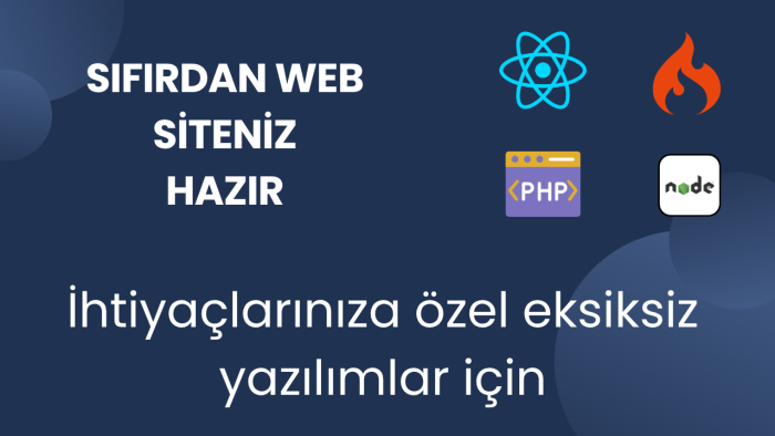 hayalinizdeki yazılımı ekibimle birlikte eksiksiz yaparım