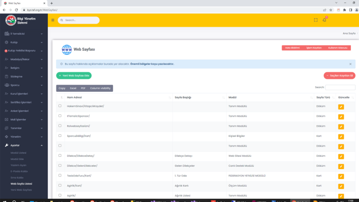 siparişinize uygun web yazılımı geliştirebilirim