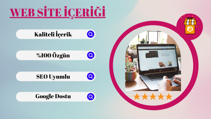 web siteniz için özgün içerikler yazabilirim