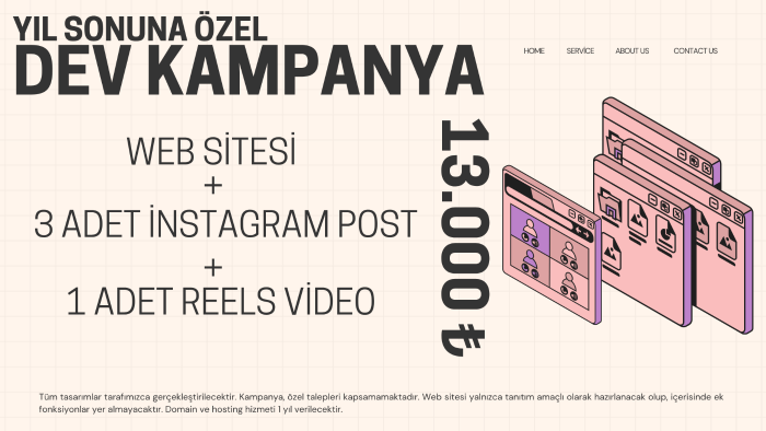web sitesi kampanyası yapabilirim