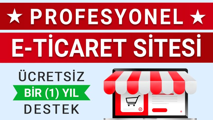 profesyonel e-ticaret sitenizi hazırlarım
