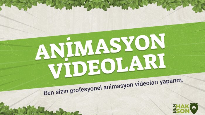 grafik animasyonlu reklam videosu yaparım