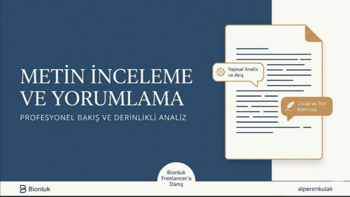 her türlü metninizi titizlikle inceler ve raporlarım