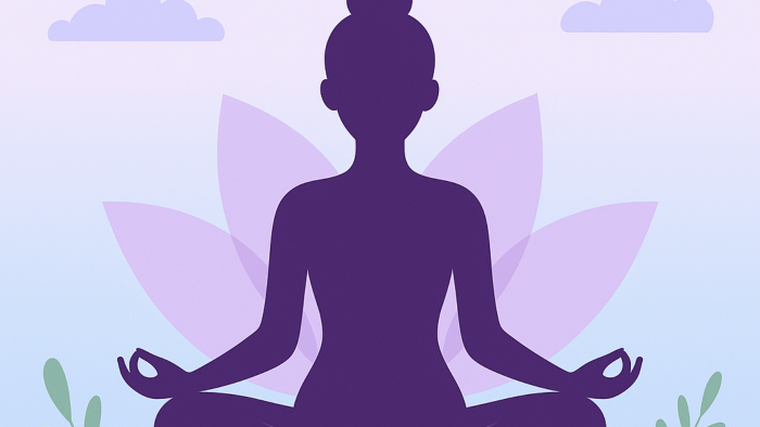 huzurlu meditasyon sesi ile seslendiriyorum