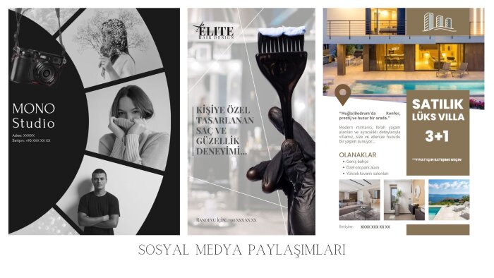 sosyal medya tasarımları yapıyorum