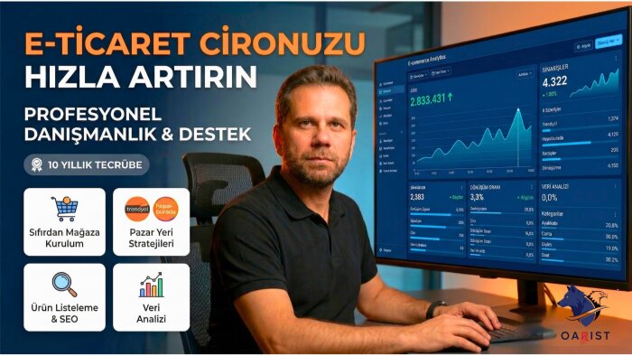 profesyonel destekle e-ticaret cironuzu hızla artırırım