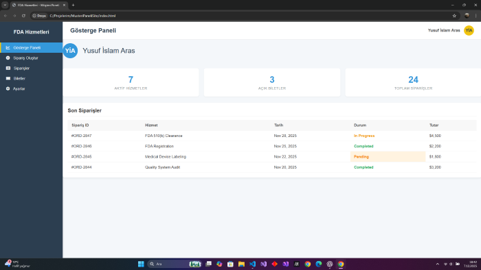 React ve .NET ile modern web siteleri geliştiriyorum