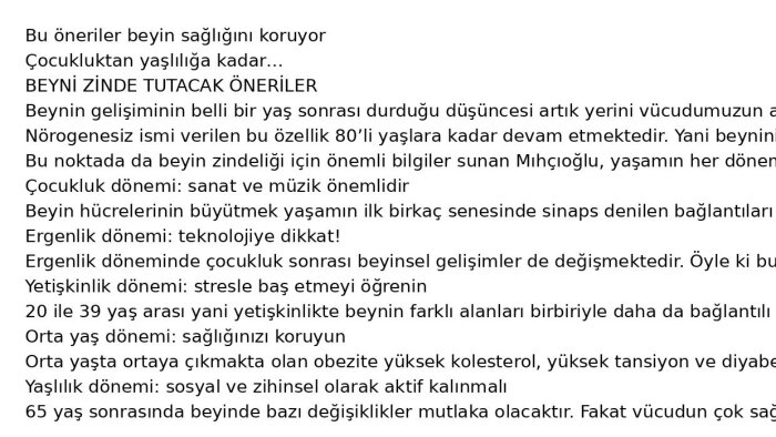 kaliteli ve nokta atışı içerikler hazırlarım