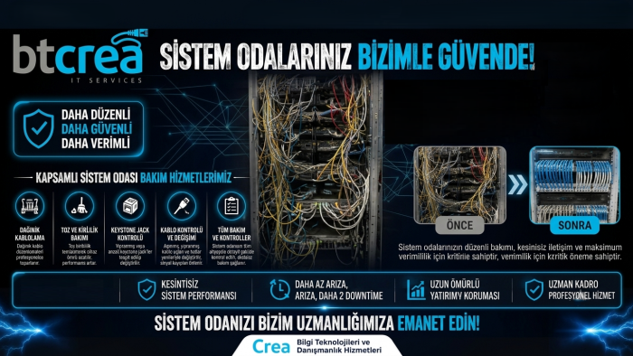 kurumsal sistem odası bakımını yaparım