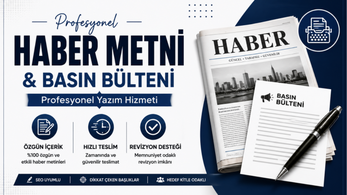 haber metni ve haber bülteni yazabilirim