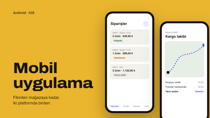 Android ve iOS için mobil uygulamanızı geliştiririm