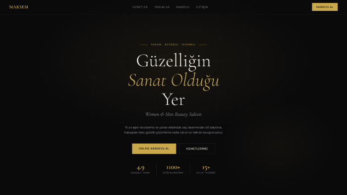 sizin için en uygun web siteyi oluştururum