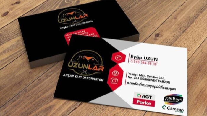 kurumsal kimliğinizi yansıtan kartvizitler tasarlarım