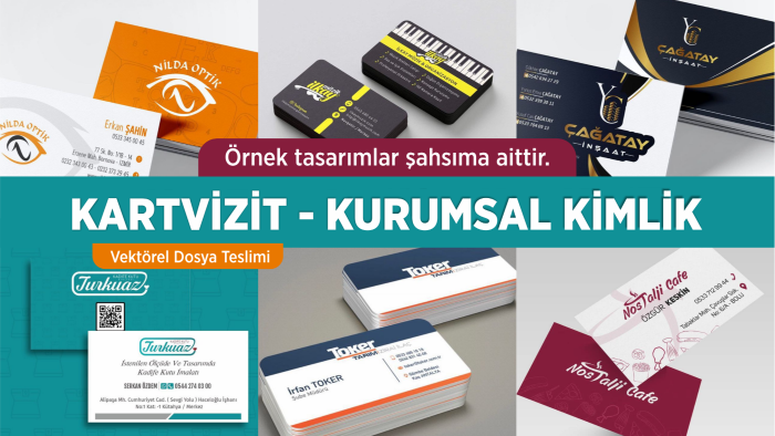 kartvizit ve kurumsal kimlik çalışmaları yaparım