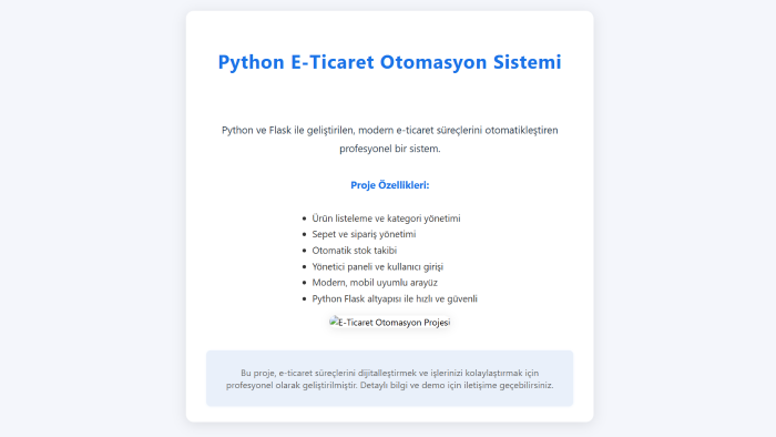 python ile kullanışlı otomasyonlar yapabilirim
