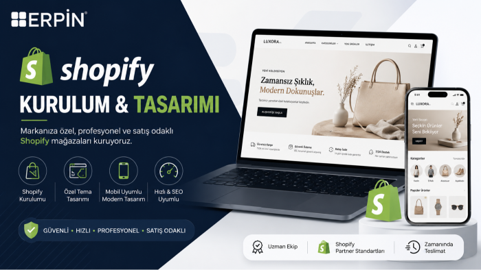 shopify kurulum ve tasarımı yaparım