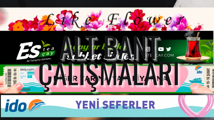 hızlı bir şekilde alt bant reklamlarınızı hazırlarım