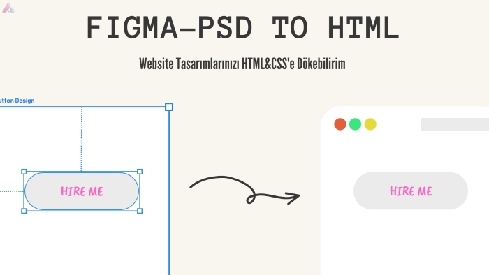 figma ve psd tasarımlarınızı kodlayabilirim