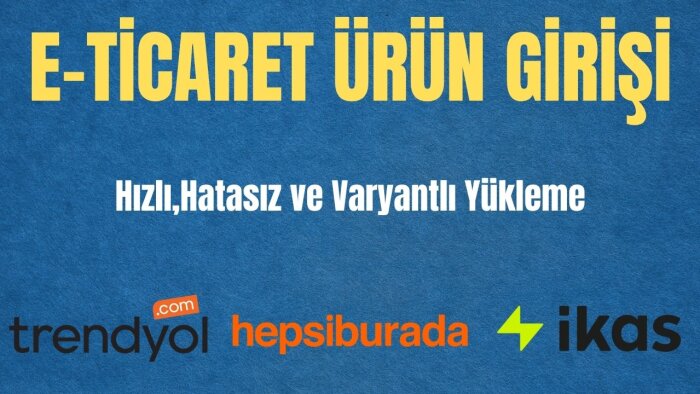 e-ticaret sitelerinize profesyonel ürün girişi yaparım
