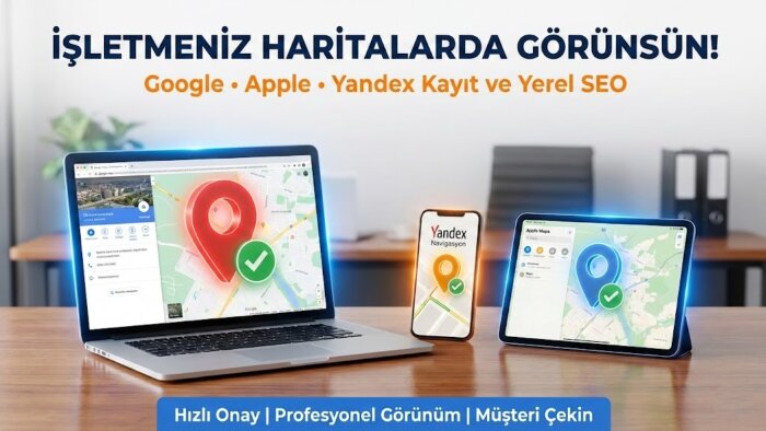 işletmenizi Google Haritalar ve tüm navigasyonlara eklerim