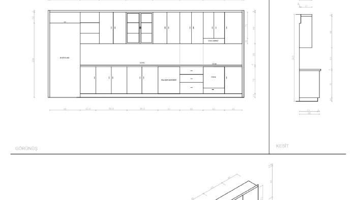 mobilyalarınıza AutoCAD imalat ve teknik detay tasarlıyorum