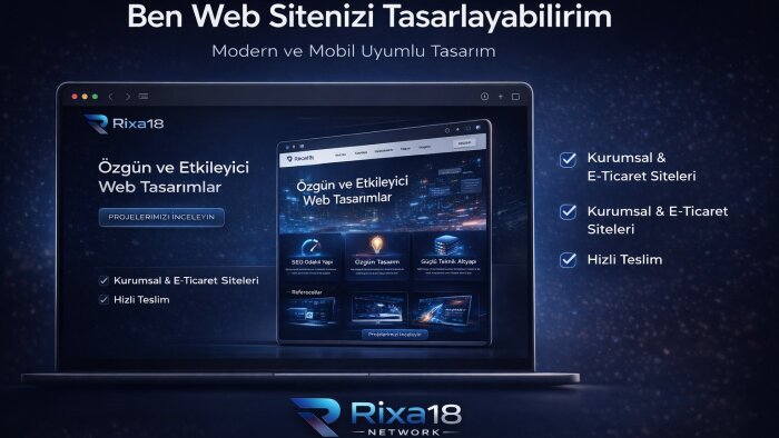 sizin için web sitesi yapabilirim