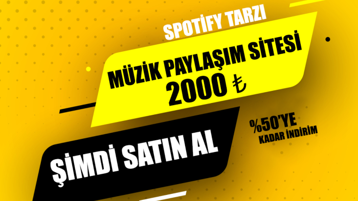 bir müzik paylaşım web sitesi oluşturacağım