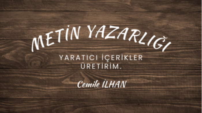 yaratıcı metinler oluştururum