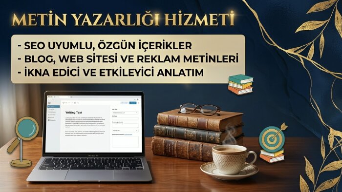 metin yazarlığı yaparım