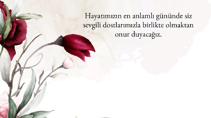 sizin istediğiniz mükemmel davetiyeyi tasarlayabilirim