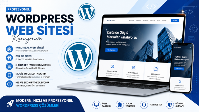 anahtar teslim word press ve phyton web sitesi yapabilirim