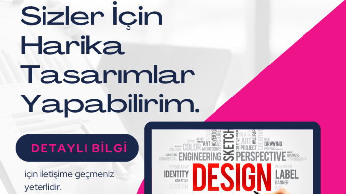 göz alıcı grafikler ile harika tasarımlar hazırlayabilirim