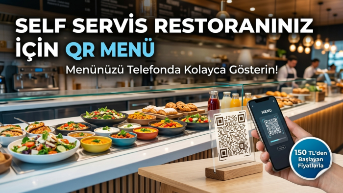 self servis restoranınız için qr menü tasarlarım