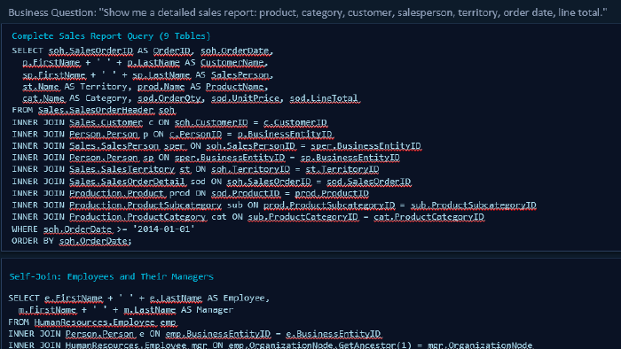 MSSQL ve Oracle sorgularını hızlı bir şekilde yaparım