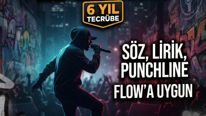 rap ve hiphop projeniz için profesyonel şarkı sözü yazıyorum