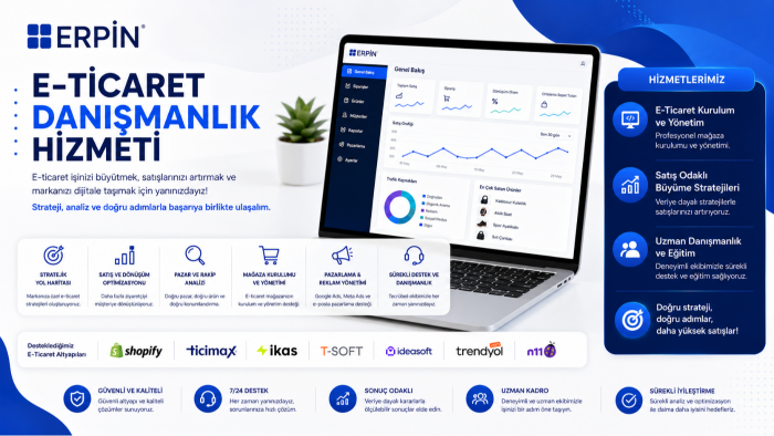 aylık e-ticaret danışmanlığı ve yönetimi yapabilirim