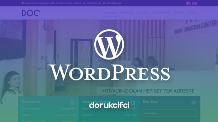 size anahtar teslim bir site yapabilirim