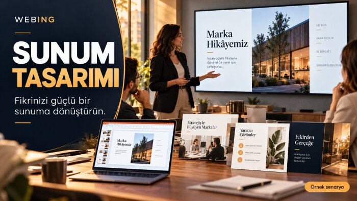 markanıza özel profesyonel powerpoint sunum tasarlarım