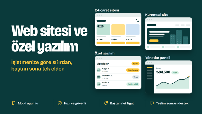 işletmenizin işini kolaylaştıran özel program yaparım