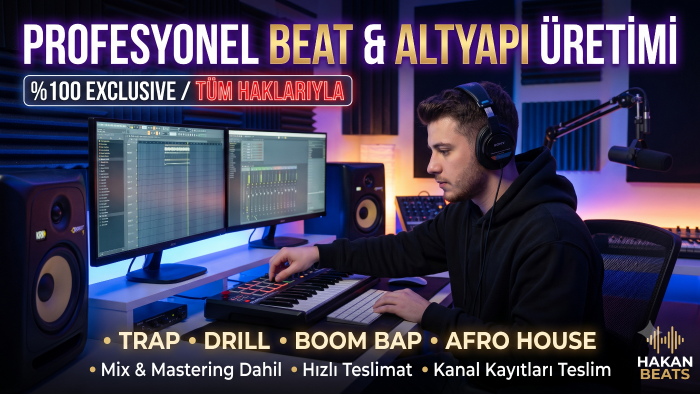 istediğiniz tarzda profesyonel beat (altyapı) yapabilirim
