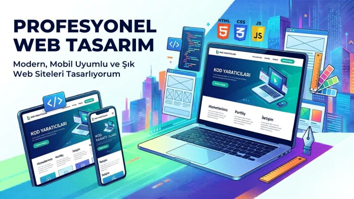 web sitenizi tasarlarım