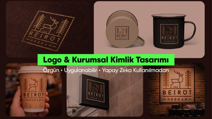 markanız için özgün bir logo ve kurumsal kimlik tasarlarım