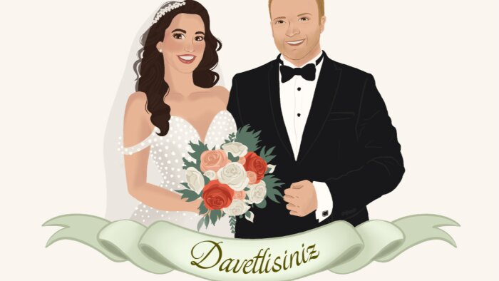 sizin için eşsiz ve özel davetiye tasarımları yapabilirim